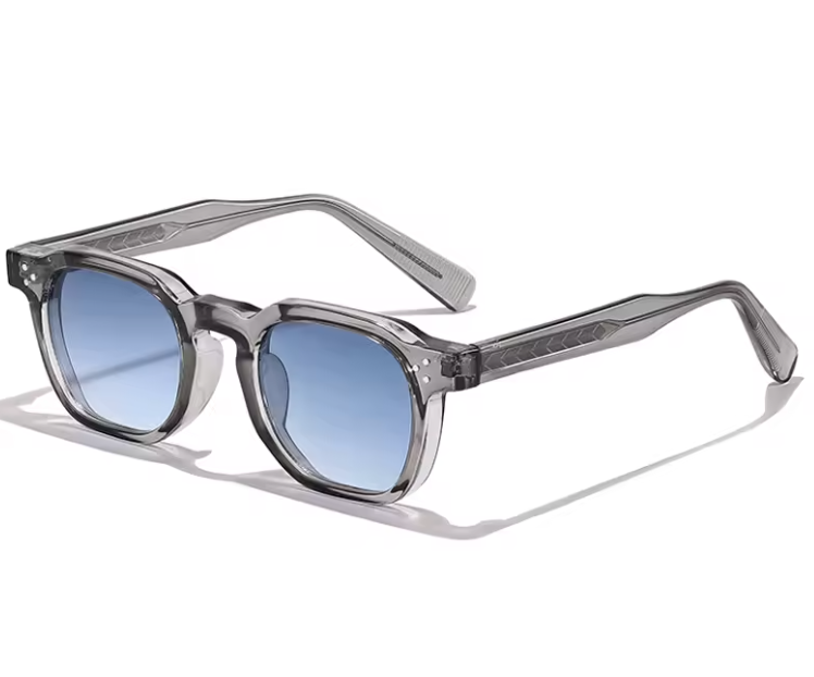Le Rétro sunglasses flatlay on light background